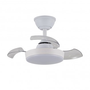 LED Ceiling Fan retractable blades Hornet CCT Dim (32W)