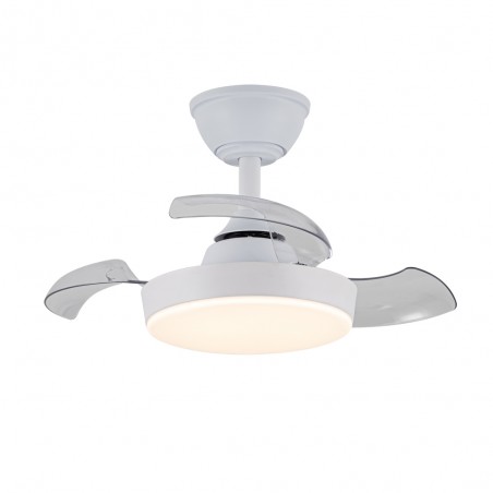 LED Ceiling Fan retractable blades Hornet CCT Dim (32W)