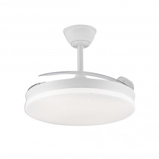 Ventilador LED aspas retráctiles Stars Evo CCT Dim Smart (72W)