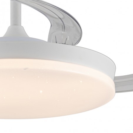 Ventilador LED aspas retráctiles Stars Evo CCT Dim Smart (72W)
