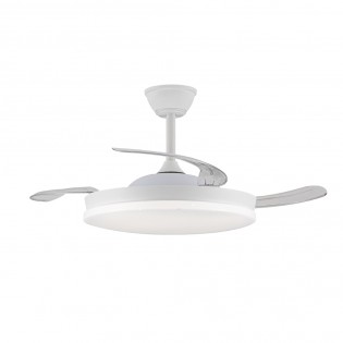 Ventilador LED aspas retráctiles Stars Evo CCT Dim Smart (72W)