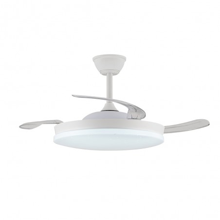Ventilador LED aspas retráctiles Stars Evo CCT Dim Smart (72W)