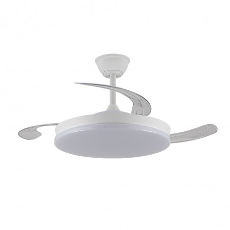 Ventilador LED aspas retráctiles Stars Evo CCT Dim Smart (72W)