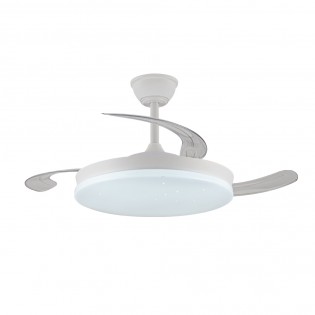 Ventilador LED aspas retráctiles Stars Evo CCT Dim Smart (72W)