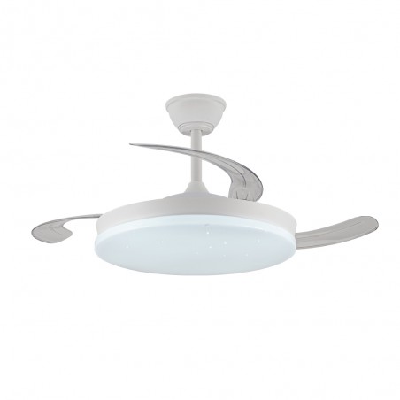 Ventilador LED aspas retráctiles Stars Evo CCT Dim Smart (72W)