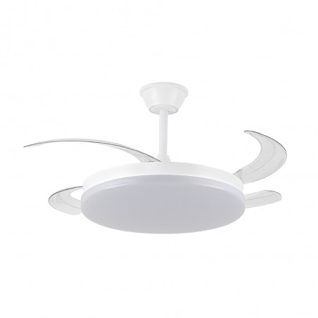 LED ceiling fan folding blades Milky L Evo CCT Dim Smart (72W)