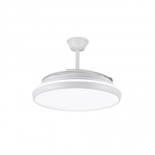 Ventilador LED aspas retráctiles Charly L CCT Dim (80W)