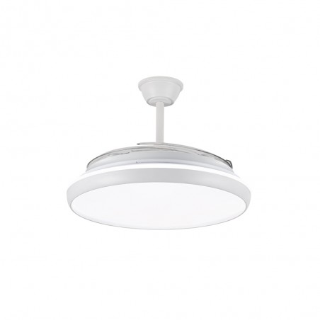 Ventilador LED aspas retráctiles Charly L CCT Dim (80W)