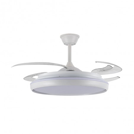 LED ceiling fan folding blades Charly L CCT Dim (80W)