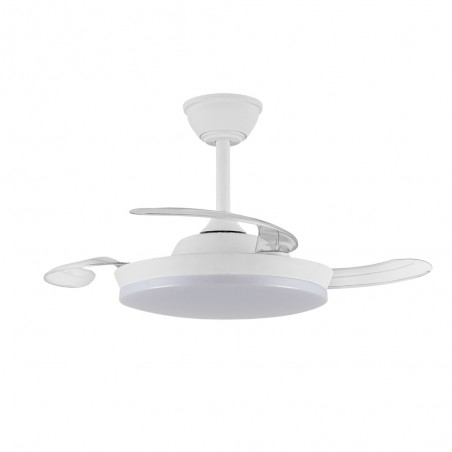 LED ceiling fan folding blades Milky S Eco CCT Dim (39W)