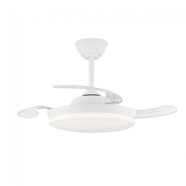 LED ceiling fan folding blades Milky S Eco CCT Dim (39W)