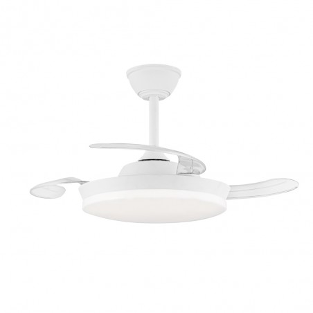 LED ceiling fan folding blades Milky S Eco CCT Dim (39W)