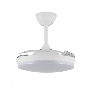LED ceiling fan folding blades Milky S Eco CCT Dim (39W)