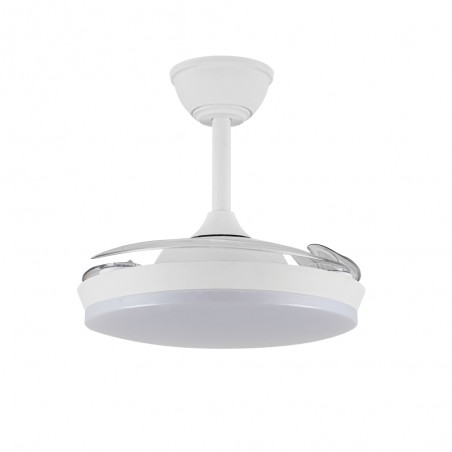 LED ceiling fan folding blades Milky S Eco CCT Dim (39W)