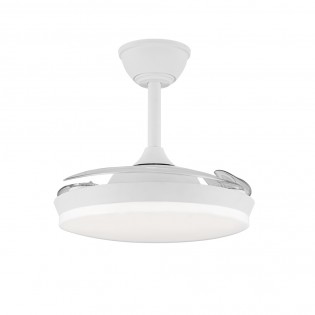 LED ceiling fan folding blades Milky S Eco CCT Dim (39W)