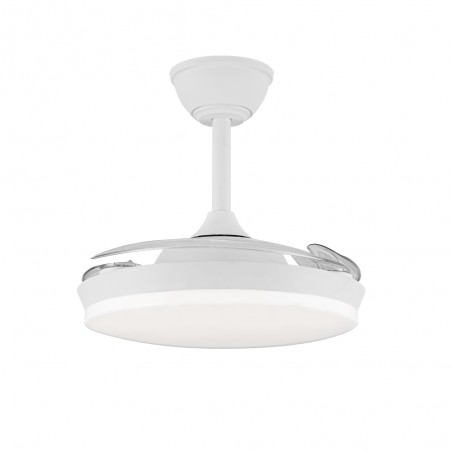 LED ceiling fan folding blades Milky S Eco CCT Dim (39W)