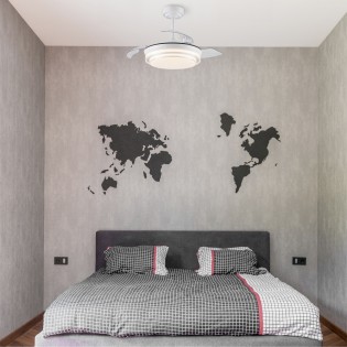 Ventilador LED aspas plegables Lander Mini CCT Dim (46W)