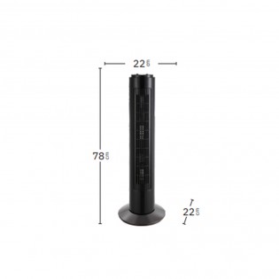 Tower Table Fan Cuco 3 Speeds (50W)
