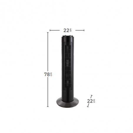 Tower Table Fan Cuco 3 Speeds (50W)