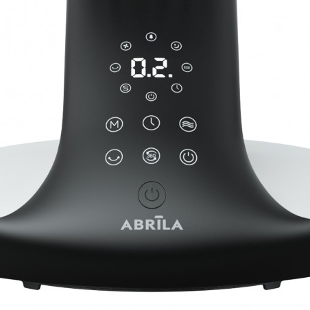 Ventilador Dc Sobremesa Miera Negro/haya 20w 8vel Oscilacion 3d.remoto,temporizador 40,5x25,4x23,3cm