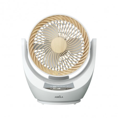 Ventilador Sobremesa Navia Negro/blanco 40w 4velocidades Orientable Rotatorio,remoto,temporizador Y Display