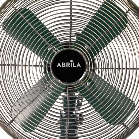 Ventilador Sobremesa Capitolio Oliva/cuero 37w 3velocidades 4asp Fijo Y Rotatorio 42x35x27cm