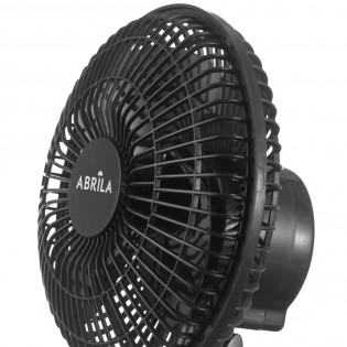 Ventilador Sobrem.c/pinza Nervion Negro 2velocidades 20w  2en1 30x20x16cm