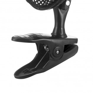 Ventilador Sobrem.c/pinza Nervion Negro 2velocidades 20w  2en1 30x20x16cm