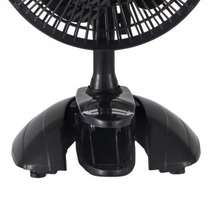 Ventilador Sobrem.c/pinza Nervion Negro 2velocidades 20w  2en1 30x20x16cm