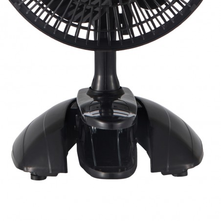 Ventilador Sobrem.c/pinza Nervion Negro 2velocidades 20w  2en1 30x20x16cm