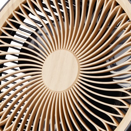 Ventilador Sobremesa RuiseÃ±or Blanco/madera 45w 3vel 3asp Remoto,temporizador,tactil 35,7x25,5x19,3cm