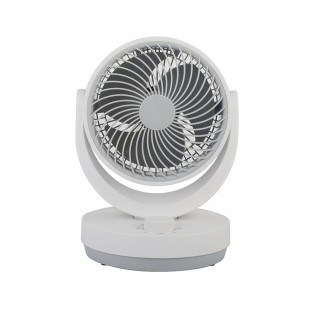 Ventilador Sobremesa Blanco/gris Lagos 3velocidades 35w 3aspas Orientable 29,8x22,6x20,6cm