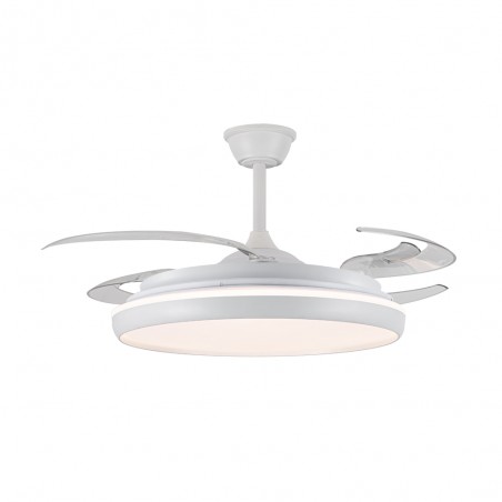 LED fan with retractable blades Michu L CCT Dim (80W)
