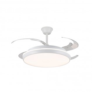 LED fan with retractable blades Michu L CCT Dim (80W)