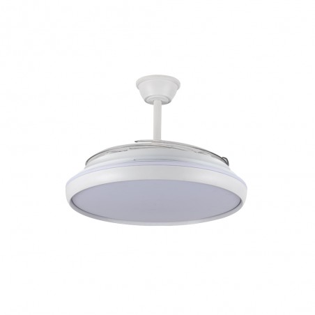 LED fan with retractable blades Michu L CCT Dim (80W)