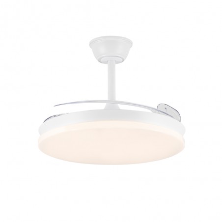 Ventilador LED con aspas retráctiles Zenit M Eco CCT Dim (45W)