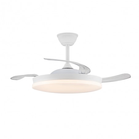 Ventilador LED con aspas retráctiles Zenit M Eco CCT Dim (45W)