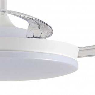 Ventilador LED con aspas retráctiles Zenit M Eco CCT Dim (45W)