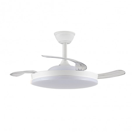 Ventilador LED con aspas retráctiles Zenit M Eco CCT Dim (45W)