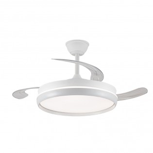 LED fan with retractable blades Michu Evo CCT Dim Smart (72W)