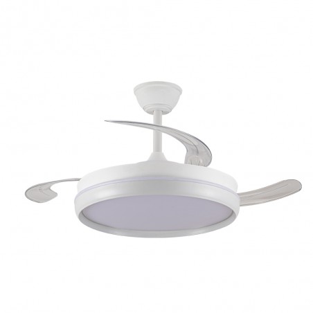 LED fan with retractable blades Michu Evo CCT Dim Smart (72W)