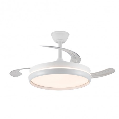 LED fan with retractable blades Michu Evo CCT Dim Smart (72W)