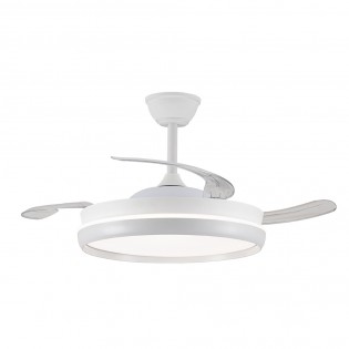 LED fan with retractable blades Michu Evo CCT Dim Smart (72W)