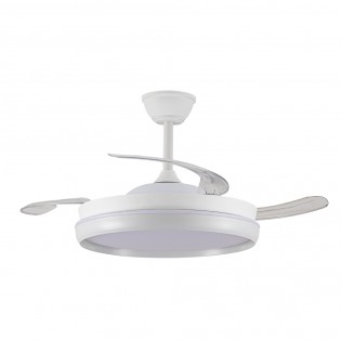LED fan with retractable blades Michu Evo CCT Dim Smart (72W)