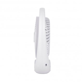 Ventilador Inalambrico Sobremesa Aguila Blanco 5w 3vel Recargable C/luz, Alim.usb Orientable 180Âº 3asp 30x25x8 CM