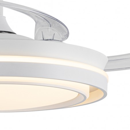 LED fan with retractable blades Bonalso CCT Dim (72W)