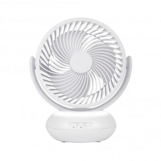 Fan with rechargeable...