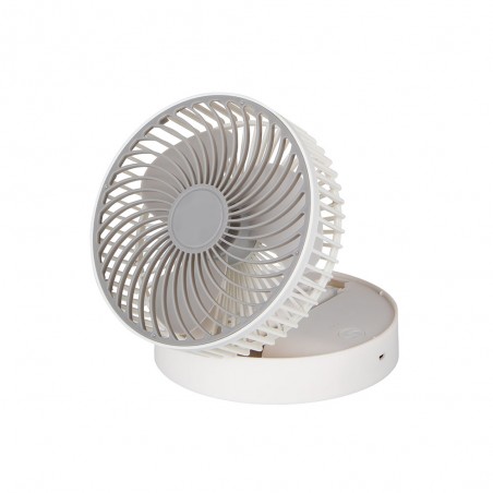 Fan with rechargeable battery and USB Jerico (5W)