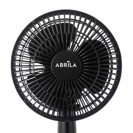 Ventilador Sobremesa Pizarro Mini Negro 2vel 20w Orientable 27x20x15cm