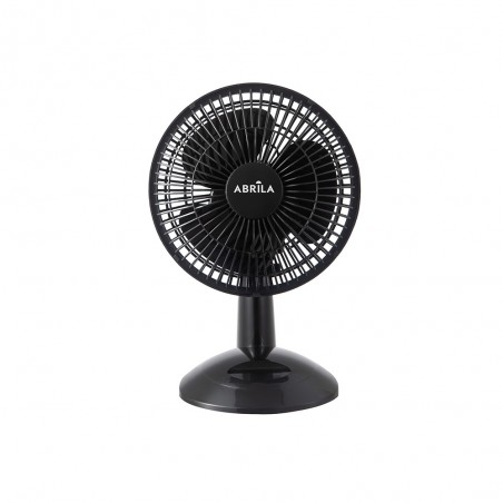 Ventilador Sobremesa Pizarro Mini Negro 2vel 20w Orientable 27x20x15cm